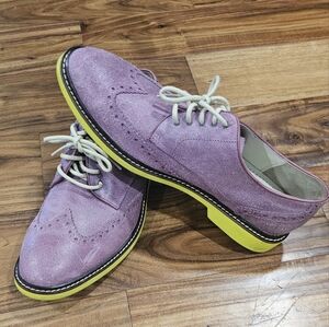 Nike Men's Shoes - Cream and Purple